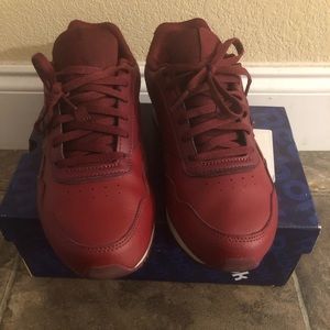 Size 8.5 Burgundy Reebok Classics.